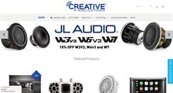 Desktop Screenshot of creativeaudio.net