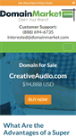 Mobile Screenshot of creativeaudio.com